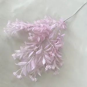 बहुरंगा-गुलाबी आधुनिक शैली कृत्रिम फूल सजावट Mariage पानी हिबिस्कुस no. 2