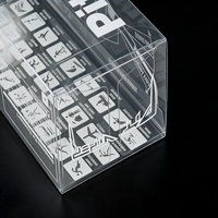Boîte d'emballage transparente en PET personnalisée avec trou de suspension pour l'affichage des pinces à épiler et des coupe-ongles