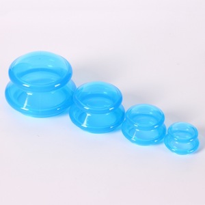 Tazas de <span class=keywords><strong>masaje</strong></span> de silicona OEM, juego de terapia de ventosas anticelulíticas para cara y cuerpo, Ventosas de vacío, masajeador Facial - Product Image 5
