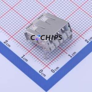 903-132A1014S10100 USB Connector SMD Connector ( Connector Type: Type-A )( Protocol Standard: USB 2.0 )( Gender: Female ) - Product Image 2