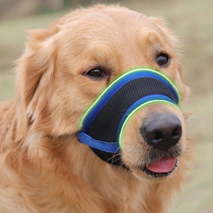 Máscara para Perro, Malla Transpirable 100% Algodón, Bozal Educativo para Evitar Ladridos, Prevención de Comidas <span class=keywords><strong>Erróneas</strong></span>, Seguridad, No Tóxico - Product Image 6