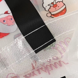 Sacs promotionnels Sinmelon avec logo personnalisé, sacs fourre-tout en PP laminé, poignée en tissu non tissé, taille moyenne, cadeau de Noël <span class=keywords><strong>et</strong></span> d'Halloween - Product Image 5