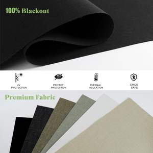 Stores occultants enroulables écologiques résistants à la décoloration, isolants thermiques, protection UV, sans cordon, avec cantonnière en polyester à arrêt libre - Product Image 5