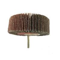 Disque à lamelles en oxyde d'aluminium RENWA avec tige, abrasif de dureté moyenne pour meuleuse, ponçage et polissage, utilisation avec scie