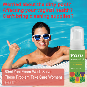 Espuma de Limpieza Vaginal Suave de 60 ml al por Mayor, Antiolor, Antibacteriana, para la Higiene Íntima, con Ingredientes Naturales - Product Image 2