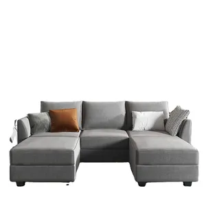 All'ingrosso americano sezionale 3 Divano Componibile In Cinque Pezzi Divano per dormiente - Product Image 1