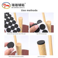Rui Xiong – Patins de protection en silicone personnalisables anti-bruit pour armoires, appareils électroniques, cadres photo et meubles