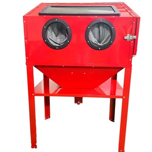 Small Dry <b>Sandblasting</b> Machine SBC220 220L Manual Descaling Stripping Rust Removal Metal Coil Cleaning Equipment - Product Image 3