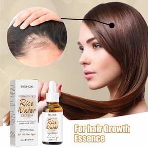 Nouveau EELHOE riz eau repousse des cheveux Essence traitement des cheveux sérum capillaire bio répare la sécheresse hydratant en douceur <span class=keywords><strong>incarné</strong></span> Hai - Product Image 5