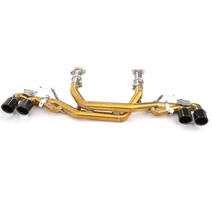 Échappement arrière MPER <span class=keywords><strong>Titanium</strong></span> Radiant Gold pour Corvette C8 Stingray 6.2L, son agressif, installation facile, amélioration des performances - Product Image 2