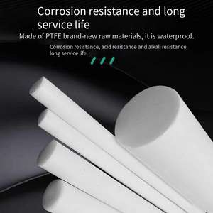 कुंवारी <span class=keywords><strong>ptfe</strong></span> ठोस गोल छड़-रासायनिक/चिकित्सा उपकरणों के लिए कस्टम आकार - Product Image 2