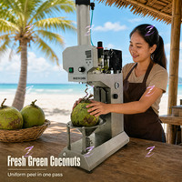 Machine à éplucher les noix de coco automatique, outil de découpe manuel pour jeunes noix de coco, éplucheur portable pour noix de coco