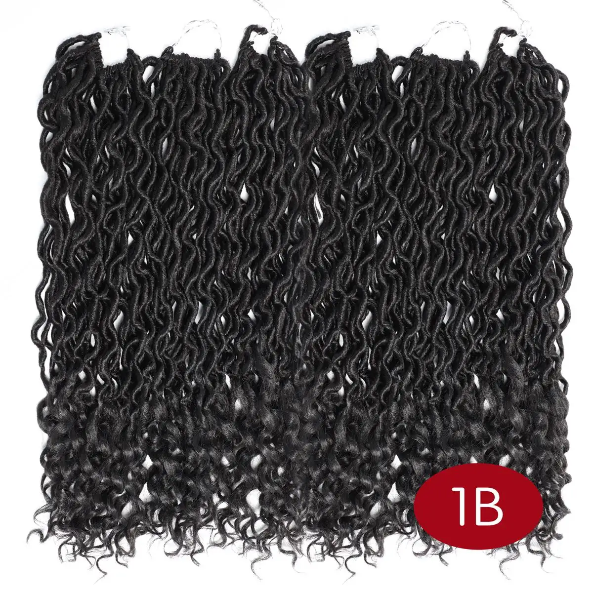 Günstige Industrie Short Straight Bundle Haar Soul Spring Locs Socke Soft Wavy Goddess Jumbo Box Flechten Faux