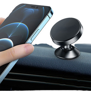 Soporte Magnético para Teléfono Móvil, Mini Soporte de Aleación para Coche con Imán y Adhesivo para el Tablero, Fácil Acceso para GPS - Product Image 1