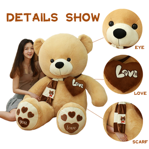 Grand jouet en <span class=keywords><strong>peluche</strong></span> en stock vente en gros d'<span class=keywords><strong>ours</strong></span> je t'aime en <span class=keywords><strong>peluche</strong></span> oreiller cadeaux de saint valentin grand <span class=keywords><strong>ours</strong></span> géant en <span class=keywords><strong>peluche</strong></span> de bébé - Product Image 6