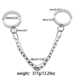SM giocattoli pesanti manette polsini del piede imbracatura <span class=keywords><strong>BDSM</strong></span> per il sesso degli adulti flirtare giocattoli alternativi Bondage - Product Image 3