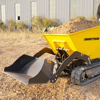 AUSTTER 800Kg Mini-Raupendumper Kleiner Mini-Dumper mit Raupenantrieb und Ducar Loncin Benzinmotor