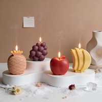 Silikonform für Kunstkerzen - Fruchtform Ungiftig Umweltfreundlich Tropffrei Anpassbare Form Weiß/Kundenspezifische Farbe REACH/RoHS