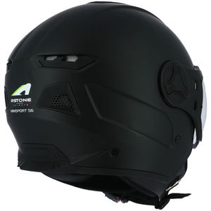 Casque de moto ASTONE HELMETS, visage ouvert, ABS, MINISPORT S6, noir mat, vente d'usine 2024, best-seller - Product Image 4