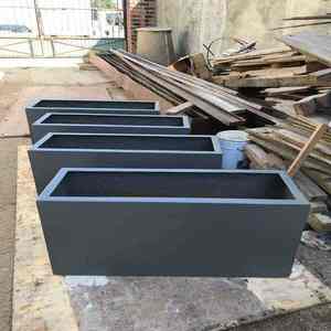 Maceta Moderna Decorativa de Fibra de Vidrio para Jardín, Maceta Grande para Flores, Ecológica y Duradera, para Interiores, Patio, Hogar y Jardín - Product Image 6