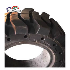 Neumático Sólido de Caucho de Calidad Superior sin Cámara 36x14-20 para Plataformas Elevadoras, Minicargadoras y Tractores - Product Image 2
