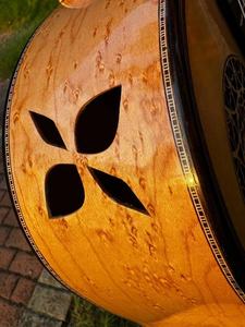 K-990 tout solide 39 pouces <span class=keywords><strong>haut</strong></span> <span class=keywords><strong>de</strong></span> <span class=keywords><strong>gamme</strong></span> <span class=keywords><strong>classique</strong></span> pour Swiss Moon épicéa Top et Sparrow Eye bois d'érable arrière <span class=keywords><strong>guitare</strong></span> faite à la main - Product Image 6