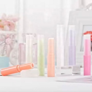 Round Shape 4g Plastic PP Lipstick Tube DIY Lip Balm Container Lip <b>Gloss</b> Tubes - Product Image 2