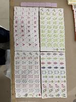 Venta caliente moderno plegable automático 4 capas acrílico 160 grabado rojo americano Mahjong azulejo Casino juego familiar noche