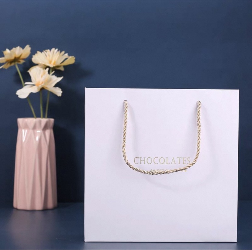 bolsa de papel en blanco