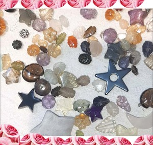 Pierres précieuses sculptées décoratives de qualité supérieure, larimar, queue de dauphin, cabochon, pierre précieuse authentique certifiée, lisse, pierres précieuses en forme de cœur - Product Image 2