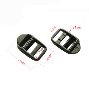 टिकाऊ पोम सिल्हूट बैकपैक सुरक्षा विशेष बैग भागों और सामान के लिए तीन स्लाइड बकल - Product Image 4