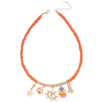 Collier Bohème Polyvalent avec Perles de Riz, Coquillages et Étoiles de Mer pour Femme – Vente en Gros