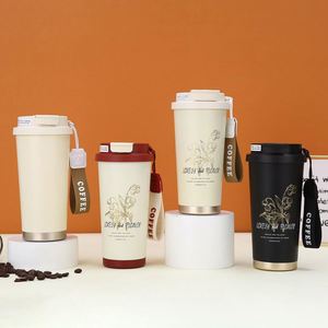 Suzuki Orchid 316 Stainless Steel Double-Layer Vacuum Coffee Cup Portable Business Gift with Lanyard for Back to School - Product Image 5