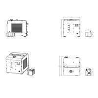 Système de refroidissement thermoélectrique innovant et efficace de 300 W, R404a, 220 V, moteur Peltier, module de refroidissement par tube de goutte, marque Huajing