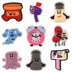 Cadeau pour enfants New Hey <span class=keywords><strong>Arnold</strong></span> PVC sabot Charms Figures Elodeon Set 90S Classic Cartoon Shoes Decoration Accessories - Product Image 2