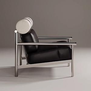 Fauteuil <span class=keywords><strong>de</strong></span> loisirs moderne design en acier inoxydable Mobilier canapé <span class=keywords><strong>de</strong></span> salon créatif pour bureau à domicile - Product Image 2