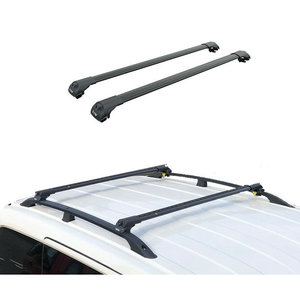 Barras Transversales de Techo para Nissan NV200, Serie Plus, Aluminio Negro - Product Image 1
