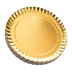 Outils de pâtisserie personnalisés, plateau en <span class=keywords><strong>carton</strong></span> jetable, plateau à gâteau en papier doré, or pour le déjeuner et la pâtisserie - Product Image 2