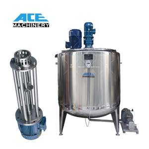 Tanque de mezcla de alto cizallamiento para pastas de alta viscosidad de 100L, 200L, 500L, 1000L con calentamiento eléctrico de acero inoxidable para resina y productos químicos - Product Image 6