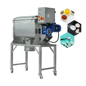 Industrial Flour Mixer Dry Powder Ribbon Spices Coffee Protein Sugar Blender Powder Mixing Machine 500L Mixing Equipment