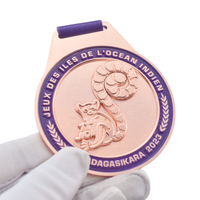 Médaille d'or ATHLETE de qualité supérieure JIOI pour les Jeux des îles de l'Océan Indien à Madagascar
