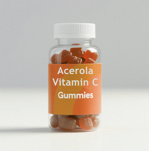 فيتامين سي أسيرولا جوميز بعلامة تجارية خاصة، مكمل غذائي عالي الفعالية مضاد للأكسدة، فيتامين سي أسيرولا جوميز بنكهة الكرز - Product Image 1