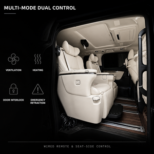 Siège de voiture pivotant programmable de luxe en cuir PU et fibre de carbone pour les utilisateurs de fauteuils roulants et les personnes handicapées - Product Image 1