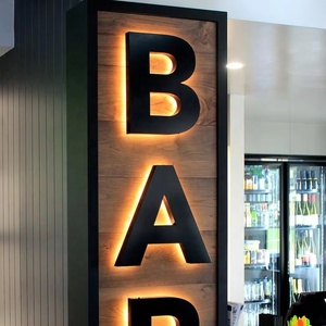 Koncept OEM 3D kim loại thư Backlit chiếu sáng dấu hiệu LED ánh sáng chữ tùy chỉnh Logo Led chiếu sáng dấu hiệu - Product Image 3