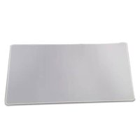 Tapis de souris semi-fini en caoutchouc naturel blanc pur, avec bordure cousue, prêt pour le transfert thermique