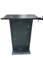 Écran d'affichage LED de bureau P2.5 GOB, conception en deux sections pour présentation scolaire, 480*940mm