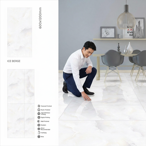 American Gris 600x1200mm Glazed Polished Porcelain Floor And <b>Wall</b> Tiles For Modern Interior - Product Image 6