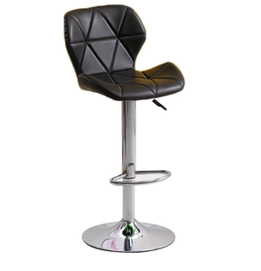 Respaldo Muebles modernos Hotel Elevado Recepción Cajero Silla Base cromada Taburete de <span class=keywords><strong>bar</strong></span> - Product Image 4