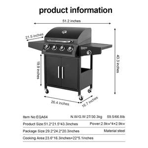 <span class=keywords><strong>Barbecue</strong></span> à <span class=keywords><strong>gaz</strong></span> pour <span class=keywords><strong>camping</strong></span> en plein air, brûleur avec couvercles, <span class=keywords><strong>barbecue</strong></span> à <span class=keywords><strong>gaz</strong></span>, <span class=keywords><strong>plancha</strong></span> pour aventures en plein air - Product Image 6