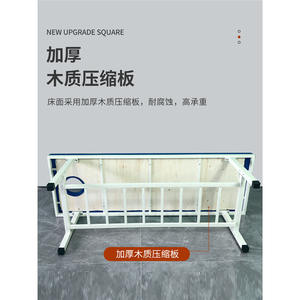 Cama de masaje reforzada tamaño estándar con relleno de esponja de cuero para uso doméstico y clínico con certificación CE - Product Image 4